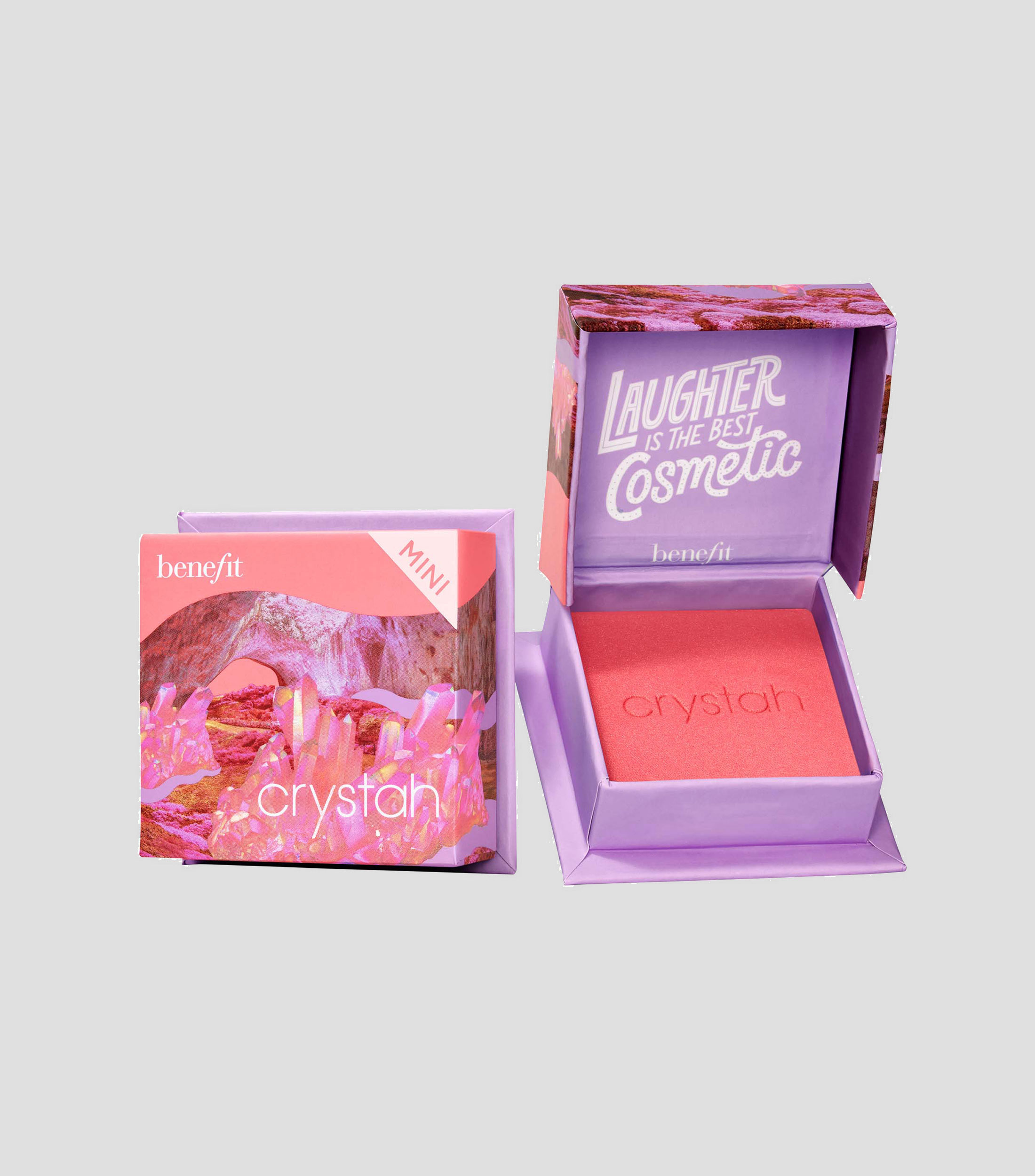 Rubor mini Crystah Strawberry Pink, 2.5 gr